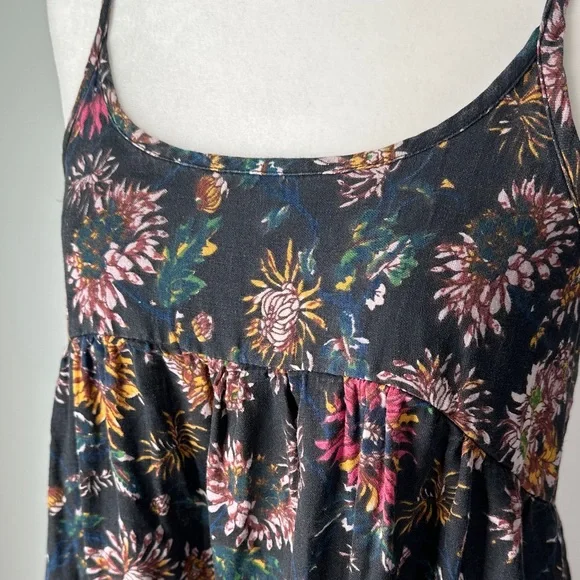 Natural Life Floral Maxi Dress - Black and Multicolor M - Picture 5 of 10